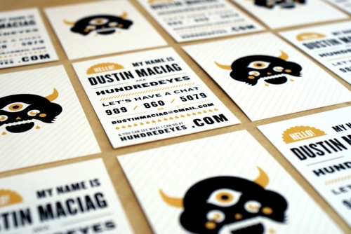 Source Cards For Research Papers. Business card for Dustin